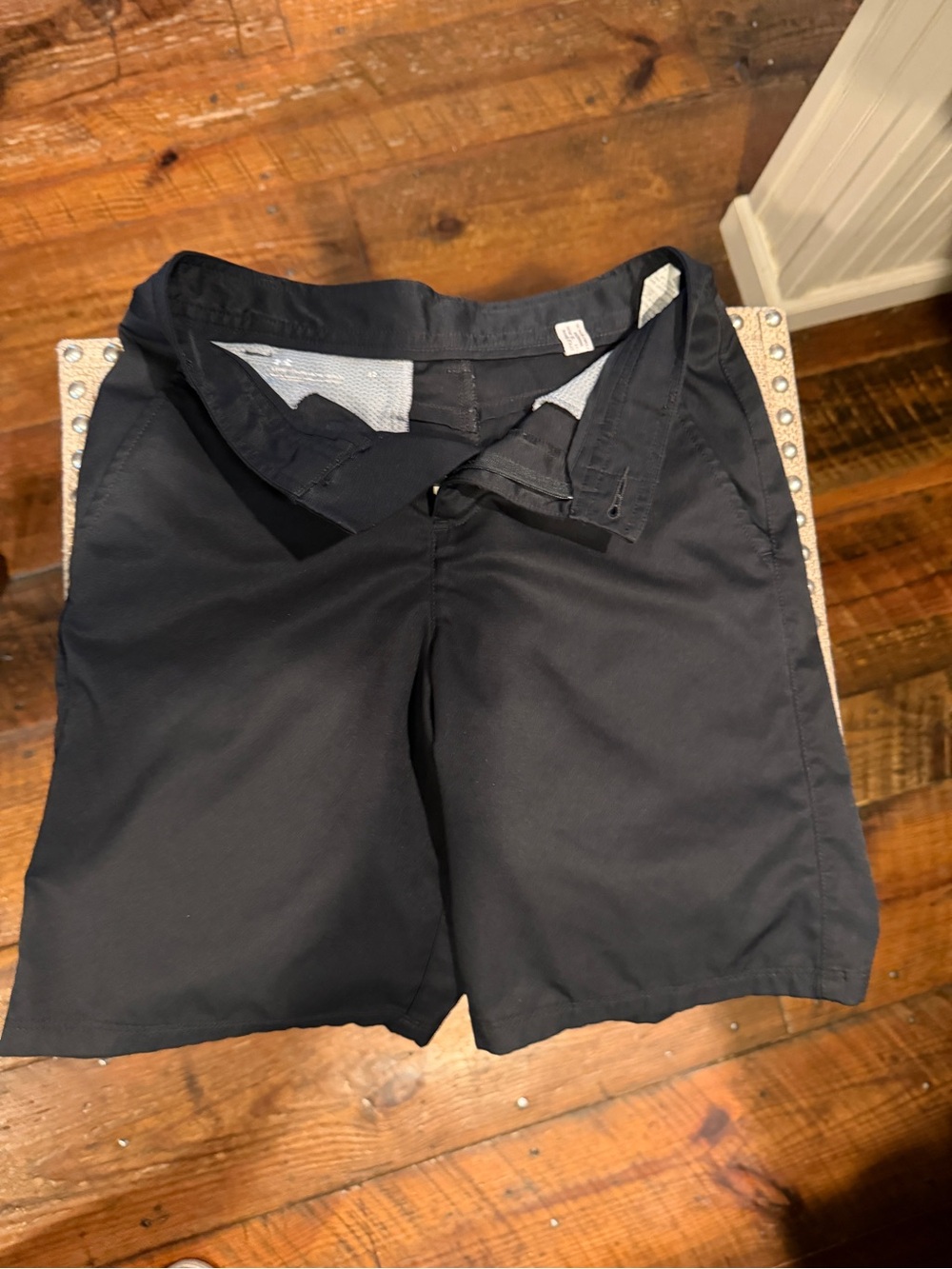 Under Armour Boys Navy Flat Front Shorts